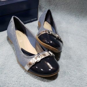 Croft & Barrow Unique Flats Blue Size 7.5